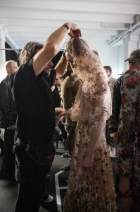 Backstage at Diesel Fall 2024 Ready-to-Wear Collection at Milan Fashion Week
