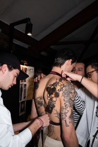 Backstage at Antonio Marras Fall 2024 Ready-to-Wear Collection at Milan Fashion Week