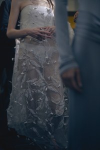 Backstage at Conner Ives Fall 2024 Ready-to-Wear Collection at London Fashion Week