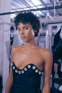 Backstage at David Koma Fall 2024 Ready-to-Wear Collection at London Fashion Week