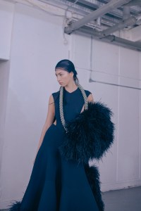 Backstage at David Koma Fall 2024 Ready-to-Wear Collection at London Fashion Week