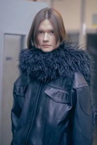 Backstage at David Koma Fall 2024 Ready-to-Wear Collection at London Fashion Week