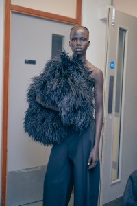 Backstage at David Koma Fall 2024 Ready-to-Wear Collection at London Fashion Week