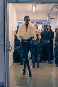 Backstage at David Koma Fall 2024 Ready-to-Wear Collection at London Fashion Week