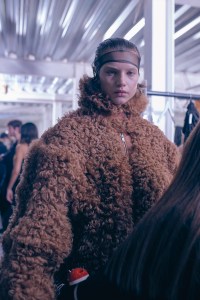 Backstage at David Koma Fall 2024 Ready-to-Wear Collection at London Fashion Week