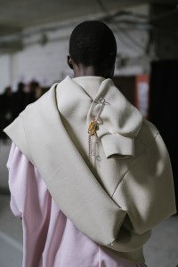 Backstage at Dries Van Noten Backstage Fall 2024 Ready-to-Wear Collection at Paris Fashion Week