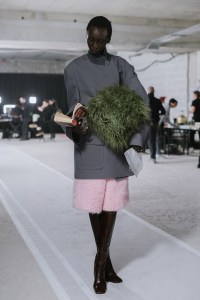 Backstage at Dries Van Noten Backstage Fall 2024 Ready-to-Wear Collection at Paris Fashion Week