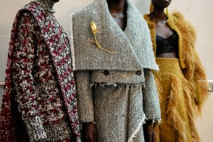 Backstage at Erdem Fall 2024 Ready-to-Wear Collection at London Fashion Week