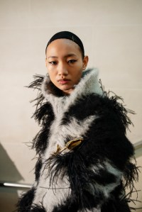 Backstage at Erdem Fall 2024 Ready-to-Wear Collection at London Fashion Week