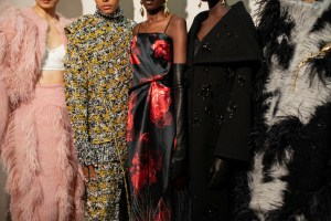Backstage at Erdem Fall 2024 Ready-to-Wear Collection at London Fashion Week