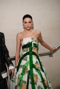 Backstage at Erdem Fall 2024 Ready-to-Wear Collection at London Fashion Week
