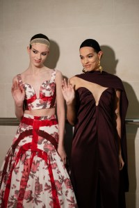 Backstage at Erdem Fall 2024 Ready-to-Wear Collection at London Fashion Week