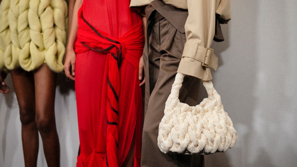 Backstage at JW Anderson Fall 2024 Ready-to-Wear Collection at London Fashion Week