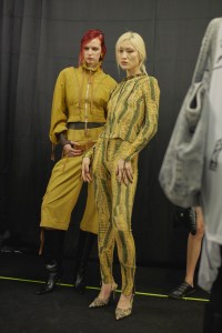 Backstage at KNWLS Fall 2024 Ready-to-Wear Collection at London Fashion Week
