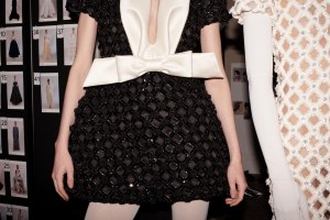 Backstage at Richard Quinn Fall 2024 Ready-to-Wear Collection at London Fashion Week