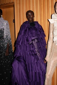 Backstage at Richard Quinn Fall 2024 Ready-to-Wear Collection at London Fashion Week