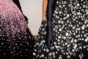 Backstage at Richard Quinn Fall 2024 Ready-to-Wear Collection at London Fashion Week