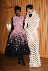 Backstage at Richard Quinn Fall 2024 Ready-to-Wear Collection at London Fashion Week