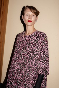 Backstage at Richard Quinn Fall 2024 Ready-to-Wear Collection at London Fashion Week