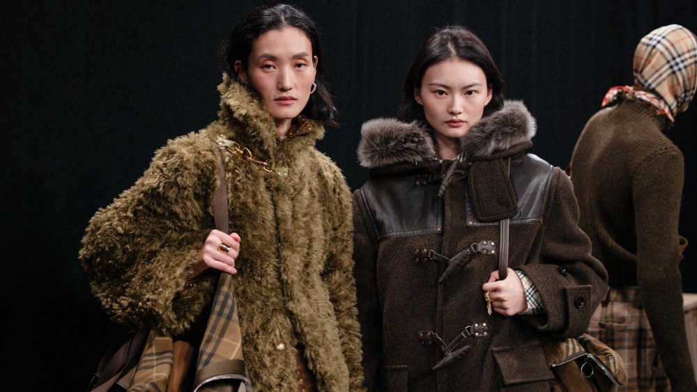 Backstage at Burberry Fall 2024 Ready-to-Wear Collection at London Fashion Week
