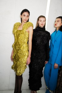 Backstage at Feben Fall 2024 Ready-to-Wear Collection at Milan Fashion Week