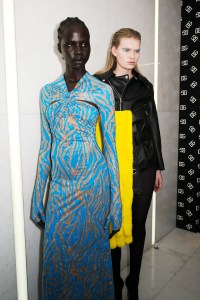 Backstage at Feben Fall 2024 Ready-to-Wear Collection at Milan Fashion Week