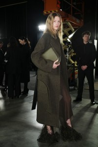 Backstage at Ferragamo Fall 2024 Ready-to-Wear Collection at Milan Fashion Week