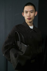 Backstage at Ferragamo Fall 2024 Ready-to-Wear Collection at Milan Fashion Week