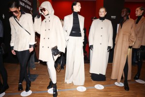 Backstage at Max Mara Fall 2024 Ready-to-Wear Collection at Mlan Fashion Week