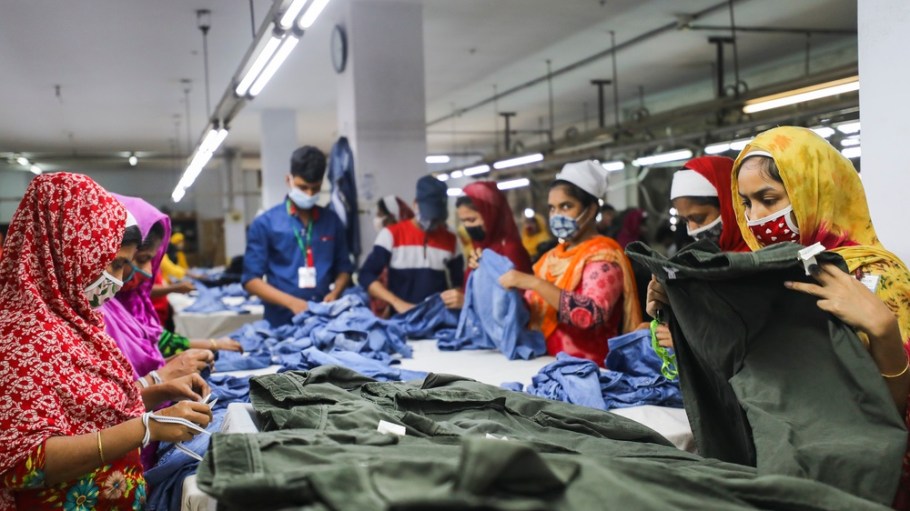 A Bangladesh garment factory.