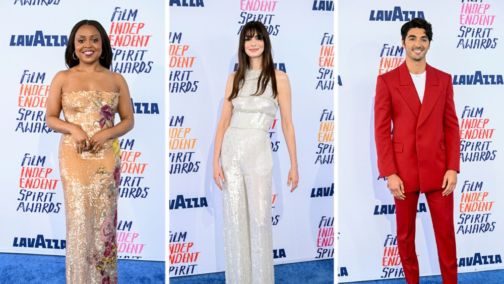 Quinta Brunson, Anne Hathaway, Taylor Zakhar Perez, independent spirit awards 2024 best dressed looks