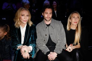 Cate Blanchett, Sam Taylor-Johnson and Aaron Taylor-Johnson