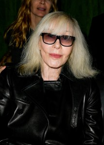 Betty Catroux at the Saint Laurent Fall 2024 Ready-to-Wear show
