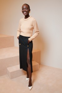 Amina Seck at Paris Fashion Week