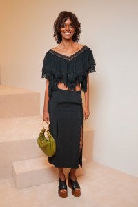 Liya Kebede at Paris Fashion Week