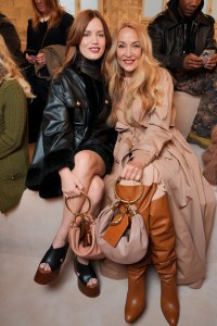 Georgia May Jagger and Jerry Hall at Paris Fashion Week