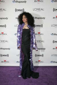 Diana Ross attends Clive Davis' pre-Grammy Awards party at the Beverly Hilton.