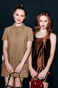 Maude Apatow and Iris Apatow