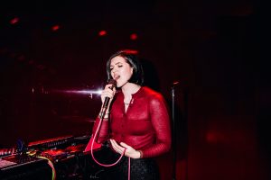 Romy Performing at the Gucci Ancora party.