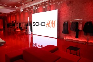 The scene at the H&M Soho Party
