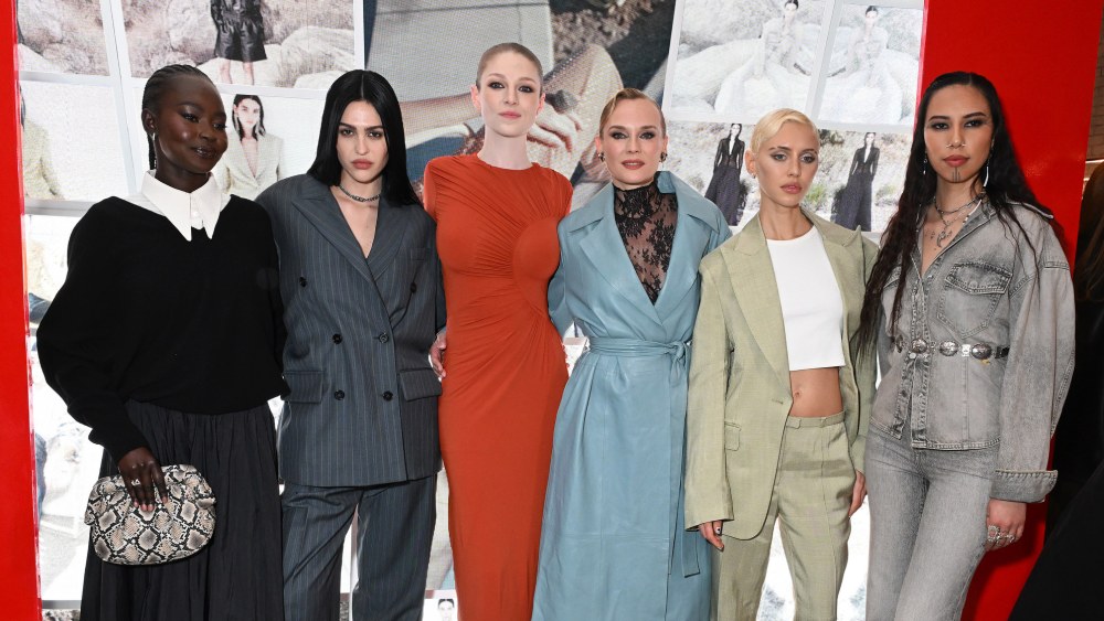 Aweng Ade-Chuol, Amelia Gray, Hunter Schafer, Diane Kruger, Iris Law and Quannah Chasinghorse.