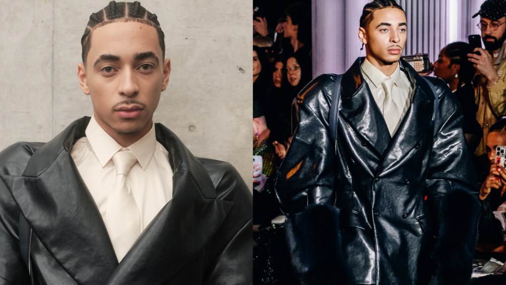 Daniel Julez J. Smith Jr at the Luar's fall 2024 show in New York, beyonce nephew, solange son,