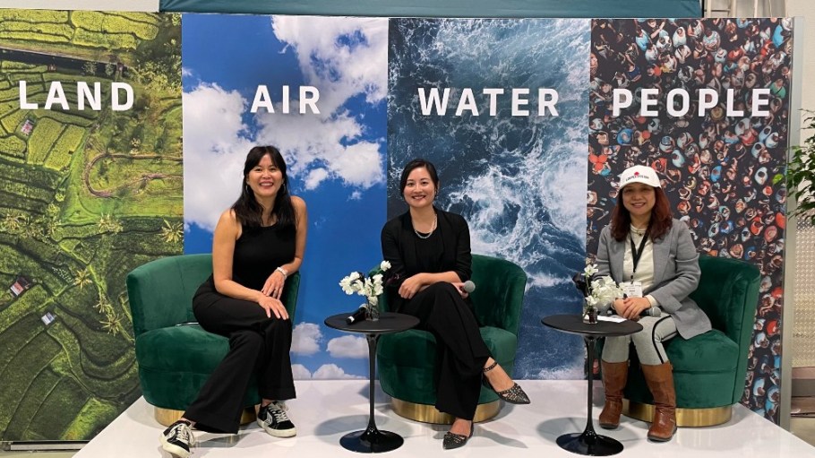 Cindy J. Lin, Camille Tagle and Grace Wu.