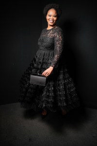 Pretty Yende at the Dior Fall 2024 ready-to-wear show