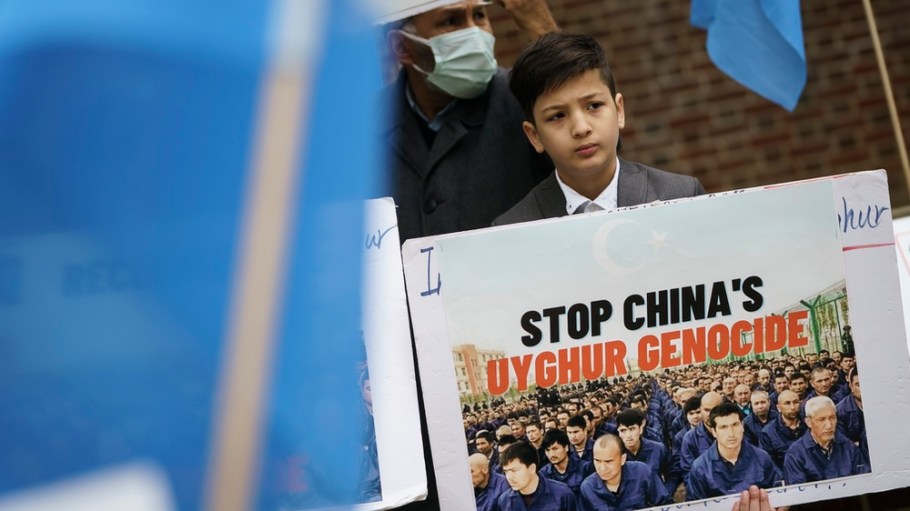 Uyghur genocide protest