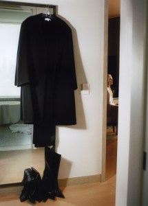 A look at Kelsea Ballerini getting ready for the Michael Kors Fall 2024 show.