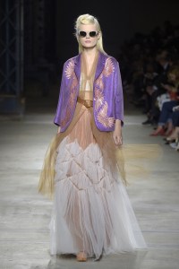 Hanne Gaby Odiele on the catwalk