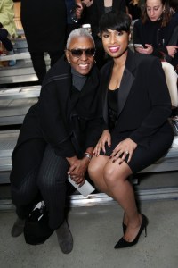 Bethann Hardison and Jennifer Hudson in the front row