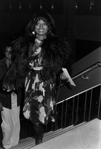 Diana Ross attends the premiere of 'Cinderella Liberty' in Los Angeles on December 18, 1973.