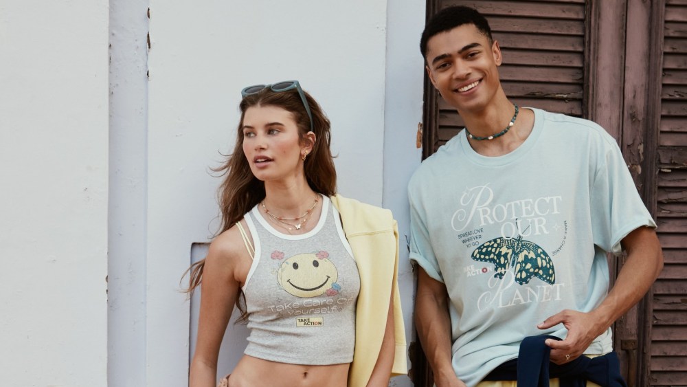 Looks from the Global Citizen capsule at Aéropostale.